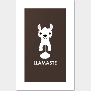 LLAMASTE: Funny Namaste Lama Alpaca Shirts & Gifts for Yoga Lovers Posters and Art